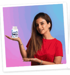 Emily Clark happy office administrator reviewing Neuro Serge for memory and daily productivity